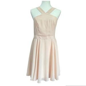 Lulu’s Forevermore Peach Skater Dress US L